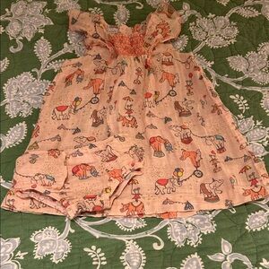Mud Pie Circus Themed Toddler Dress with Bloomers